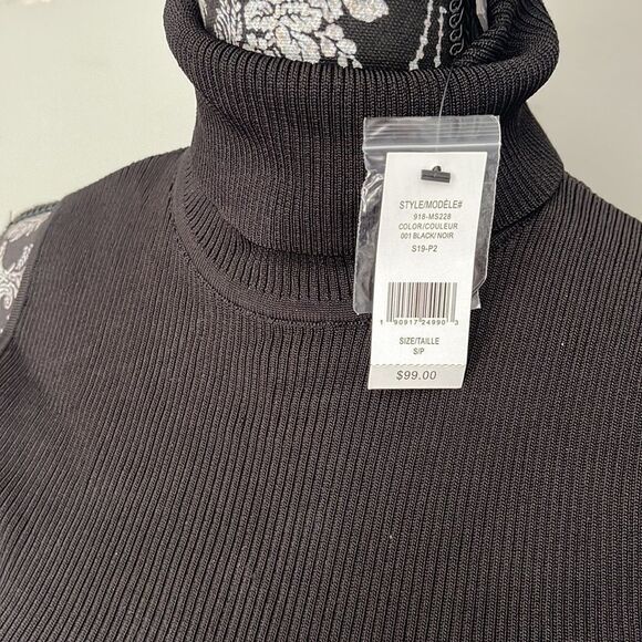 turtle neck black dress . NEW - Picture 2 of 5
